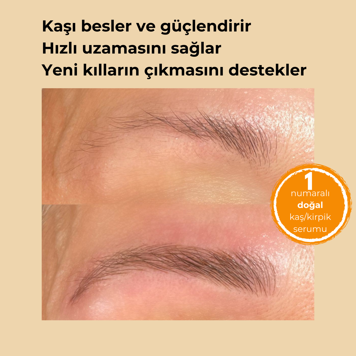 Melusca Doğal Kaş & Kirpik Serumu – 5 ml
