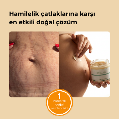 Melusca Shea Yağı – Soğuk Sıkım, Ham & İşlenmemiş | 100 gr