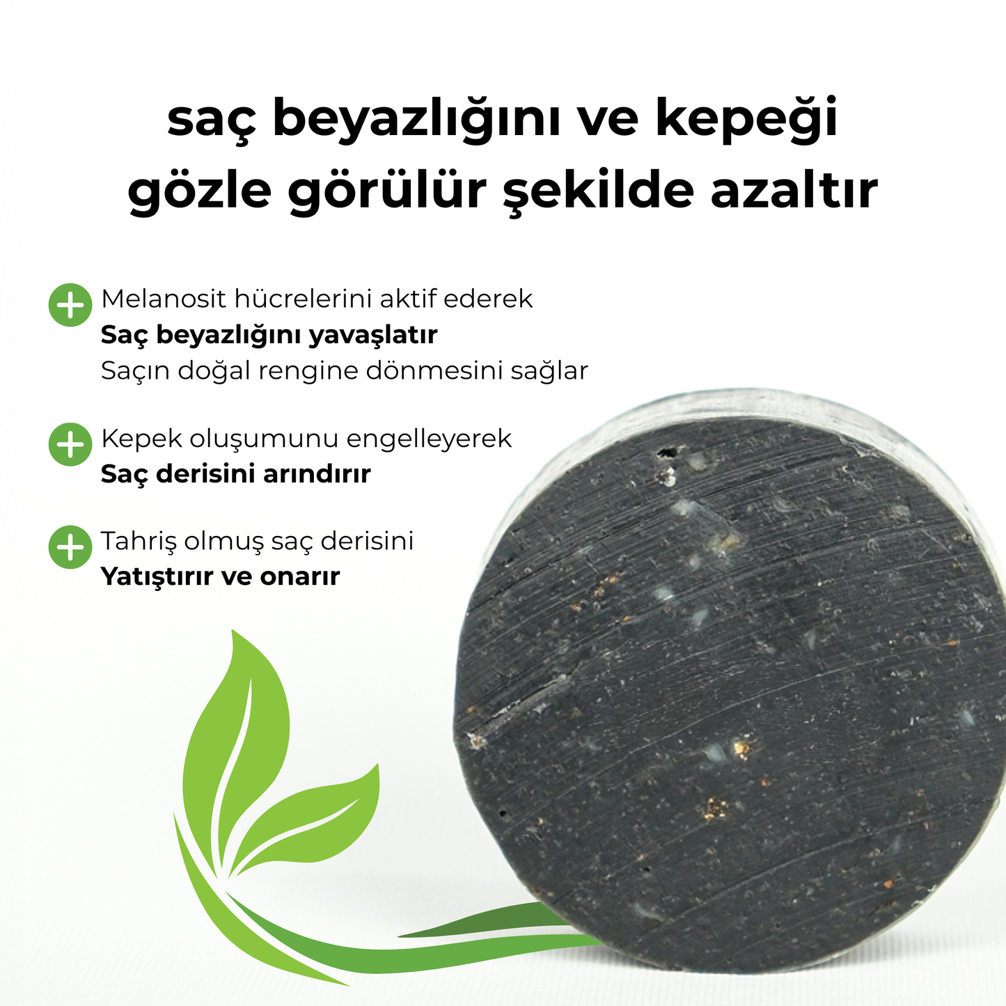 Saç Beyazlama Karşıtı Doğal Sabun