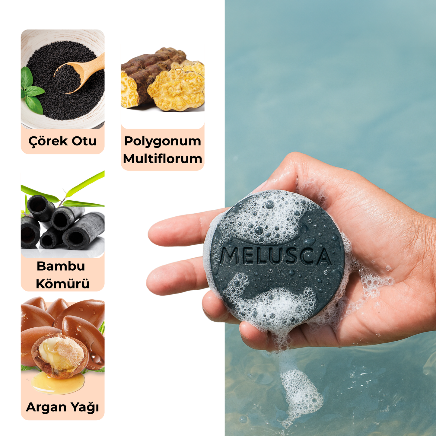 Saç Beyazlama Karşıtı Doğal Sabun